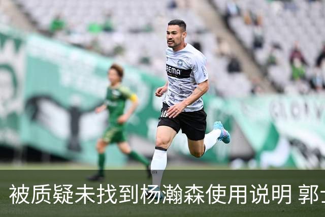 被质疑未找到杨瀚森使用说明 郭士强：发挥不佳早有预期
